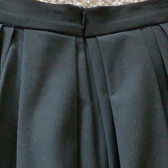 CELINE K Black Pleated Skirt Size 2 - Picture 3 of 8